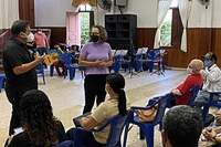 Conselheiro Cezar Colares e conselheira substituta Adriana Oliveira escutam a população sobre a realidade do ensino no Marajó