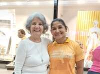 A aluna Rayzinha Mattos e a professora Roselene Gonçalves acreditam na importância do Projeto 60+