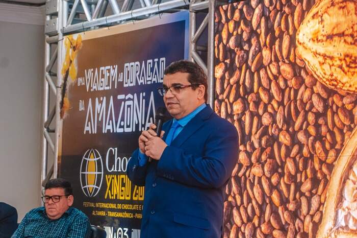 O prefeito de Altamira, Claudomiro Silva, ressaltou a importância do evento para a economia e para o turismo gastronômico para o município