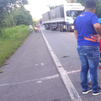 O acidente aconteceu nas primeiras horas da manhã desta sexta-feira (10) cerca de 3 quilômetros da sede de São Miguel do Guamá