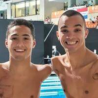 Samuel e Tiago Oliveira, primos e medalhistas da natação paralímpica