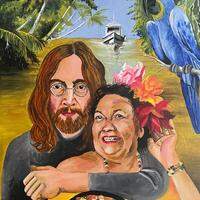 John Lennon e Dona Onete na ilha do Combú de Edson Graseff.