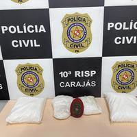 Quatro quilos de cocaína são apreendidos em São Geraldo do Araguaia nesta segunda (27)