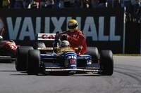 Nigel Mansell e Ayrton Senna