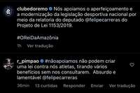 Pimpão critica postura do Remo diante de lei 1153/2019