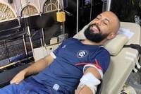 Para o segurança Reinaldo Brito Cruz, 32 anos, doar sangue é uma atitude nobre que salva vidas