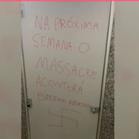 Mensagem nazista sobre suposto massacre em escola de São Paulo