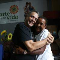 Francisco Vasconcelos e Amélia Garcia vivem com o HIV há mais de duas décadas