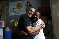 Francisco Vasconcelos e Amélia Garcia vivem com o HIV há mais de duas décadas