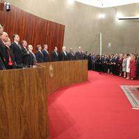 Cerimônia de posse do ministro Alexandre de Moraes como presidente do TSE