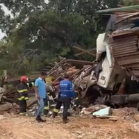 Caminhão invade residência e mata idosa em Dom Eliseu durante a madrugada desta quarta-feira (24)
