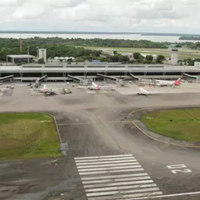 Avião tinha como destino o Aeroporto Internacional de Belém.