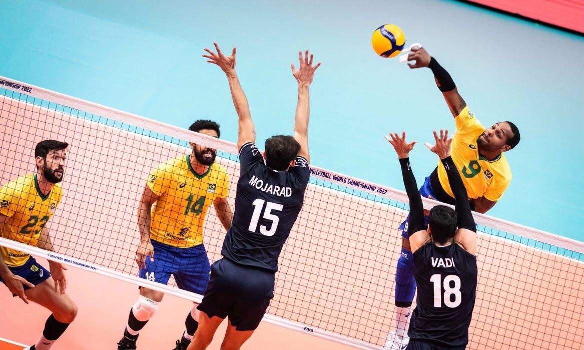 Brasil vence Catar e continua 100% no Mundial de vôlei masculino