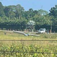 A aeronave teria pousado na Marina Jaguari, no distrito de Benfica, em Benevides