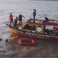 Equipes de técnicos de Segurança Pública atuam nas buscas na Baía do Marajó