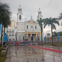 Alameda Dom Alberto Ramos, ao lado da Basílica Santuário, é interditada para fluxo de veículos na Quadra Nazarena