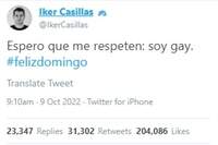 Iker Casillas se declara gay no Twitter