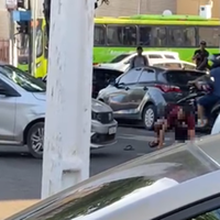 Briga de trânsito termina com suspeito presto em Macapá.