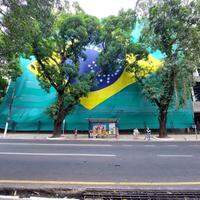 Bandeira do Brasil gigante