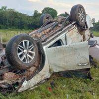 Prefeito de Ananindeua, Dr. Daniel, e seu motorista, João Evangelista, sofreram acidente de carro