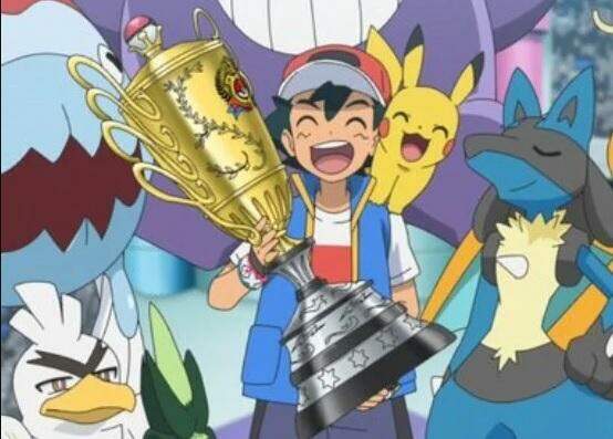 Após 25 anos, Ash Ketchum se torna campeão mundial de Pokémon, Televisão