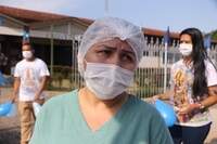 Higienista do Hospital Divina Providência, Elisângela Araújo