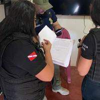 O suspeito fazia usa de jogos virtuais para aliciar crianças; equipe da Polícia Civil do Pará esteve no Ceará para cumprir mandados judiciais de busca e apreensão