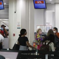 Pessoas começam novamente  a usar máscaras no Aeroporto de Belém, diante dos novos casos da covid-19