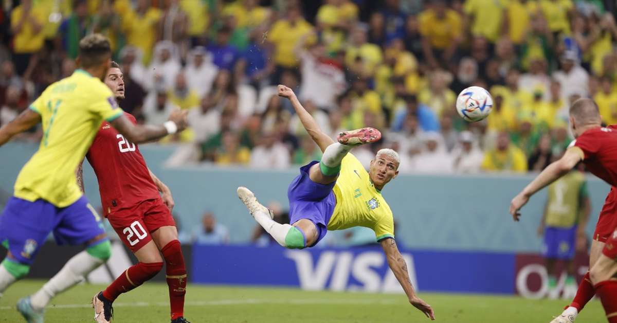 Gol de Richarlison é eleito o mais bonito da Copa do Mundo de 2022; veja Copa do Mundo O Liberal Gol de Richarlison é eleito o mais bonito da Copa do Mundo de 2022; veja Copa do Mundo O Liberal