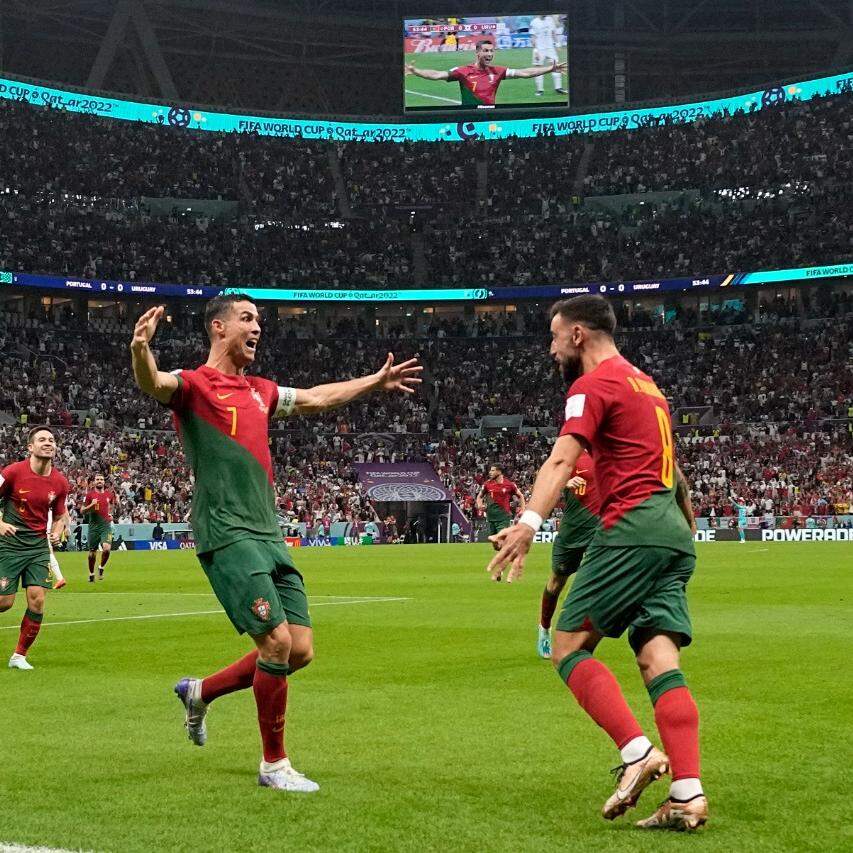 Copa do Mundo: torcedor invade jogo de Portugal x Uruguai com bandeira  LGBTQIAP+