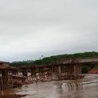 A estrutura de uma ponte que estava sendo construída sobre o rio Pucuruí, na cidade de Novo Repartimento, no sudoeste paraense,  desabou no domingo (4). Ninguém ficou ferido