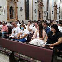 A missa foi realizada na Paróquia da Santíssima Trindade, localizada no bairro de Campina, em Belém