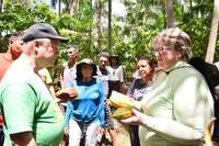 Coffey visitou a comunidade quilombola de São Manoel, no município de Moju