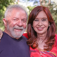 Lula e Cristina Kirchner, durante encontro em ocasião anterior