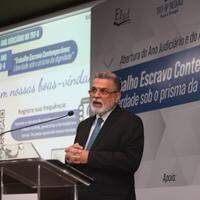 Presidente do TST, Lelio Bentes, em seminário realizado em Belém, nesta sexta.