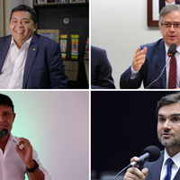 Beto Faro, Joaquim Passarinho, Éder Mauro e Celso Sabino (da esquerda para a direita) são os novos representantes do Pará na bancada