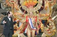 Adenirson Lage com a Rainha das Rainhas do Carnaval 2016, Tereza Haianne Souza Araújo