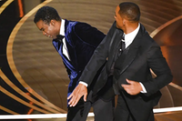 Will Smith e Chris Rock no Oscar 2022