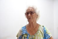 Dona Joana Favacho de Aquino, 85 anos, também foi vacinada pela manhã. “É importante pra eu não ficar doente. Ter uma velhice saudável”