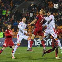 Na Liga das Nações, a Bulgária somou apenas 2 pontos a mais que Montenegro