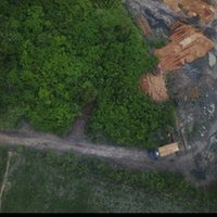 Na área da TI Alto Rio Guamá, há várias ações irregulares, como extração ilegal de madeira, que colocam os povos indígenas e o meio ambiente em risco