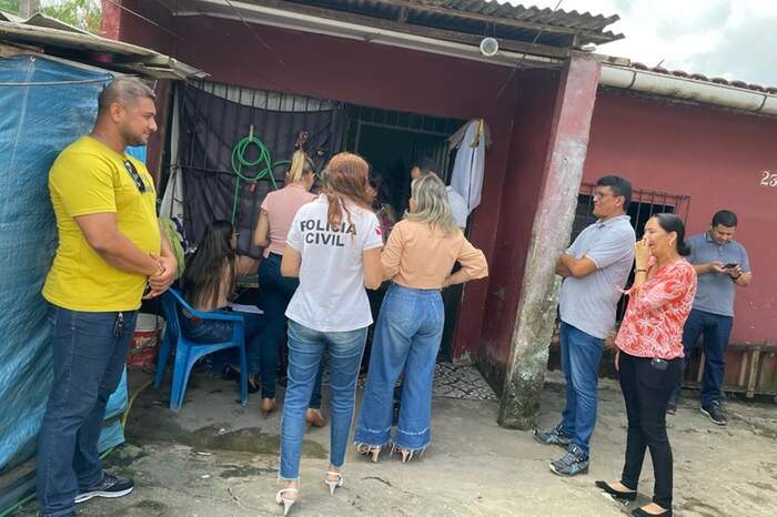Após a denúncia, a PC e a Prefeitura de Ananindeua se deslocaram para a casa da idosa para prestar apoio