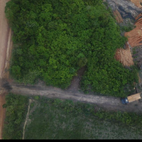 Imagem aérea da terra indígena Alto Rio Guamá que atravessa os municípios de Santa Luzia do Pará, Nova Esperança do Piriá e Paragominas