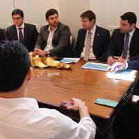 Empresários foram recebidos pelo presidente da Alepa, deputado Chicão