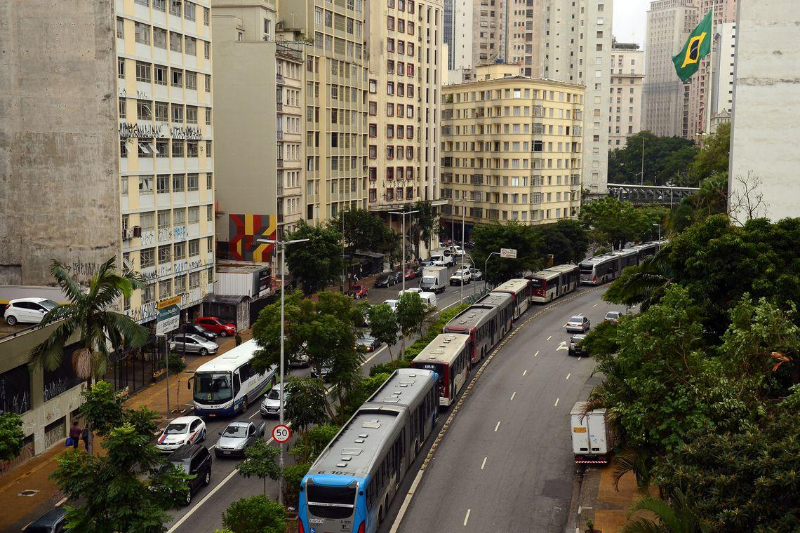 São Paulo teve 31,4% de redução nas frotas de ônibus - Foto