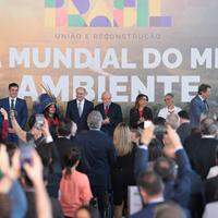 "O Pará tem como vocação cuidar da sua floresta e cuidar da sua gente", disse o governador do Pará durante evento em Brasília
