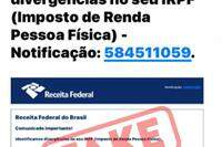 Divulgação/Receita Federal (imagem de uma tentativa da fraude)