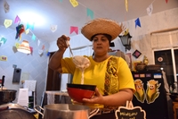 Ana Luiza Magalhães diz que o mingau de milho é o prato mais desejado dos clientes