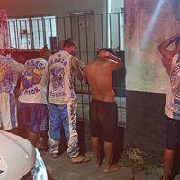 Os presos vestiam camisas da "Terror Bicolo", torcida organizada do Paysandu