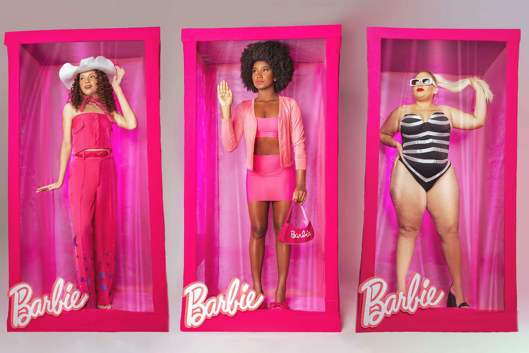 Idosa celebra aniversário com roupa e decoração da Barbie no